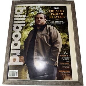 Framed Billboard Magazine June‎ 1, 2019 Country Power Players, Luke Combs